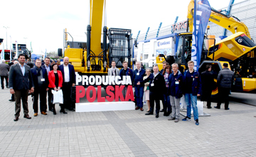 “雙品牌”驚艷亮相波蘭工程機械展